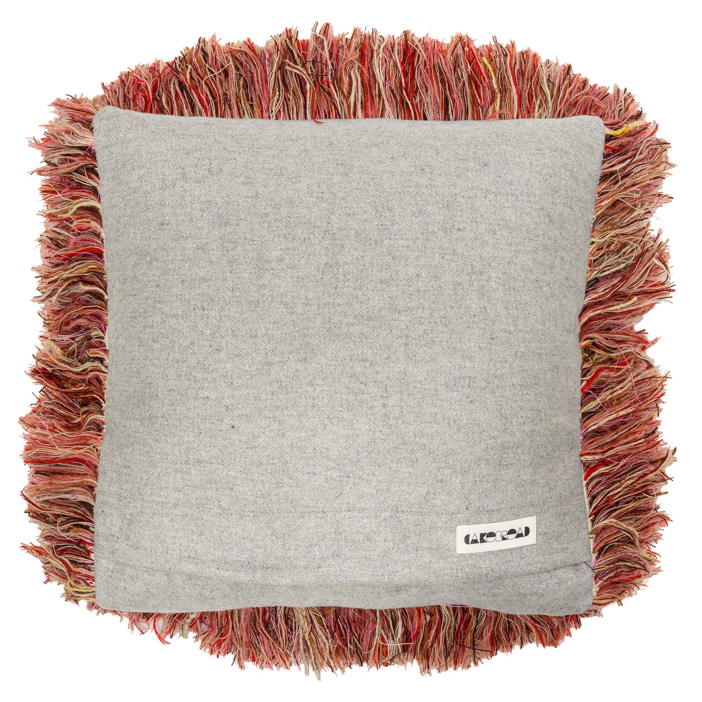 Multi-yarn Pile High Club Cushion - Berry